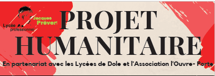 Projet humanitaire  Actualités  LP Jacques Prévert